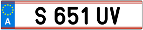 Truck License Plate